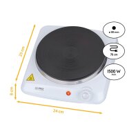 TZS First Austria Kochplatte, elektrisches Kochfeld aus...