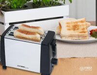 TZS First Austria Doppel Toaster, verchromtes...