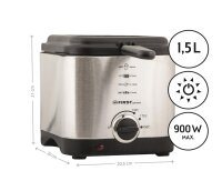 TZS First Austria Fritteuse | 900 Watt| 1,5L | Fritteuse...