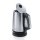 TZS First Austria Edelstahl Wasserkocher, 1,7 L, in Schwarz/Edelstahl, 2200 W, 360 Grad Abstellwinkel, integrierter Kalkfilter, Trockenkochschutz, Abschaltautomatik