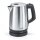 TZS First Austria Edelstahl Wasserkocher, 1,7 L, in Schwarz/Edelstahl, 2200 W, 360 Grad Abstellwinkel, integrierter Kalkfilter, Trockenkochschutz, Abschaltautomatik