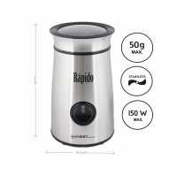 TZS First Austria Kaffeem&uuml;hle elektrisch, kompakter...