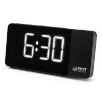 TZS First Austria Radio-Wecker  | FM-Radio-Wecker mit klarem Sound | DC-Betrieb und Stromversorgung &uuml;ber USB-Kabel | Uhrzeitprojektion | Snooze-Funktion | Sleep-Timer