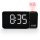 TZS First Austria Radio-Wecker  | FM-Radio-Wecker mit klarem Sound | DC-Betrieb und Stromversorgung &uuml;ber USB-Kabel | Uhrzeitprojektion | Snooze-Funktion | Sleep-Timer
