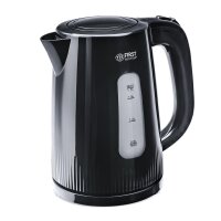 TZS First Austria Wasserkocher 1,7L, 2220 W, 360 Grad Abstellwinkel, Trockenkochschutz, Abschaltautomatik, abnehmbarer Kalkfilter