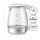 TZS First Austria Glas Wasserkocher 1,7 L, Kalkfilter, 2200 Watt, LED-Innenbeleuchtung, kabellos, Trockenkochschutz, 360 &deg; Grad Anschluss-Sockel