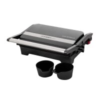 TZS First Austria Tischgriller, Elektrogrill f&uuml;r den Tischgebrauch, 700W / 1200W, Grillplatte f&uuml;r Fleisch & Gem&uuml;se, Kontaktgrill mit Antihaftbeschichtung