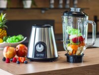 TZS First Austria - Standmixer mit 4 Klingen, 1000W | 1,5 L | 2 Geschwindigkeitsstufen | Pulse Funktion | Standmixer f&uuml;r Babynahrung | Smoothie Maker Eiwei&szlig;shakes | Shake | Blender | Mixer