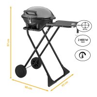 TZS First Austria 2in1 Elektrogrill, 2400 W Standgrill...