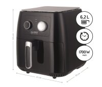 TZS First Austria Elektro-Fritteuse mit 6,2 L...