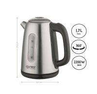 TZS First Austria Edelstahl Wasserkocher, 1,7 L, in...