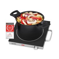 TZS First Austria Kochplatte Doppel elektrisch mit 20cm...