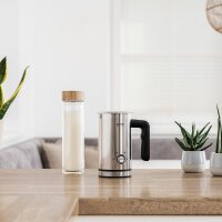 TZS First Austria Milchaufsch&auml;umer elektrisch, automatischer Milchsch&auml;umer, 550W, f&uuml;r Milchschaum hei&szlig; und kalt, 4 voreingestellte Programme