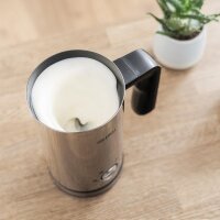 TZS First Austria Milchaufsch&auml;umer elektrisch, automatischer Milchsch&auml;umer, 550W, f&uuml;r Milchschaum hei&szlig; und kalt, 4 voreingestellte Programme