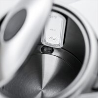 TZS First Austria Edelstahl Wasserkocher 2200W, 1,7 L, Temperatureinstellung 60-100 Grad, Kalkfilter, Doppelwand, Cool-Touch, LED-Display