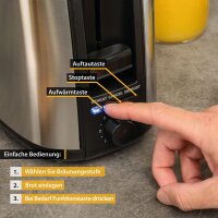 TZS First Austria 2-Scheiben Toaster