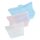 GOURMETmaxx Silikon- Frischhaltebeutel 3-tlg. 0,5l/1l/1,5l wei&szlig;/hellrosa/hellblau A-Ware