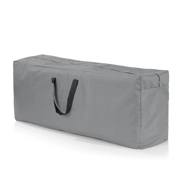 Hoberg Aufbewahrungstasche Gartenm&ouml;belpolster 130x32x50cm grau