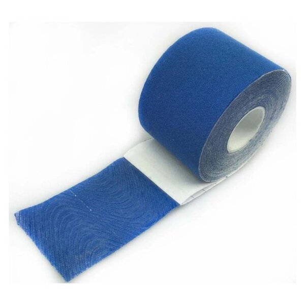 World Fitness 1x Kinesiologie Tape 500x10cm navyblau