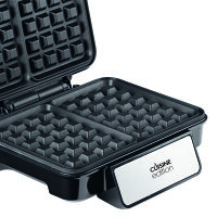 CUISINE EDITION Belgisches Waffeleisen | 1200 Watt | Doppelwaffeleisen mit Antihaftbeschichtung aus Keramik