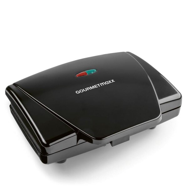 GOURMETmaxx Waffeleisen Belgische Waffeln 750W schwarz inkl. Kontrollleuchten