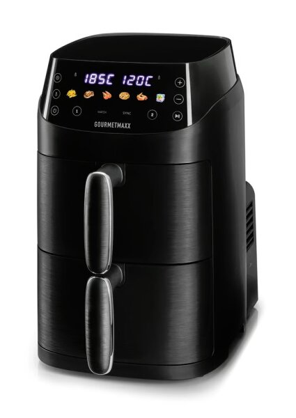 GOURMETmaxx Hei&szlig;luft-Fritteuse 2000W, schwarz A-Ware