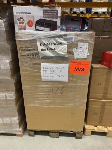 Netto-Ware ungepr&uuml;fte Kundenretoure von DS