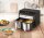 Cuisine Edition Heißluft-Fritteuse Zweikammer 7l 2.400W, schwarz