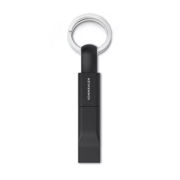 VONM&Auml;HLEN Ladekabel High Five 5in1, schwarz f&uuml;r Schl&uuml;sselbund A-Ware