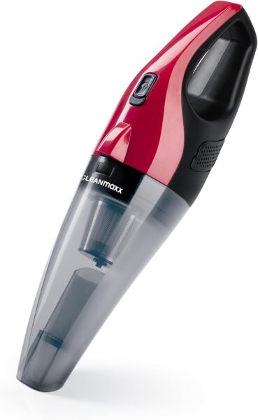 CLEANmaxx Akku-Handstaubsauger Nass & Trocken 7,4V schwarz/rot