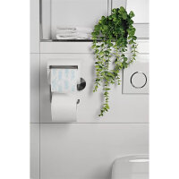 BIDEO Toilettenpapierbefeuchter | Halterung f&uuml;r Toilettenpapier, einfache Montage | Alternative zu feuchtem Toilettenpapier | Wei&szlig;